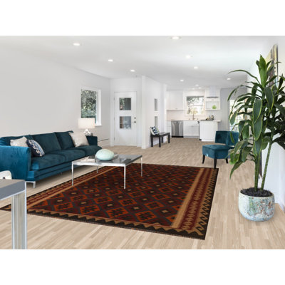 Tapis oriental géométrique Kilim 7 x 10