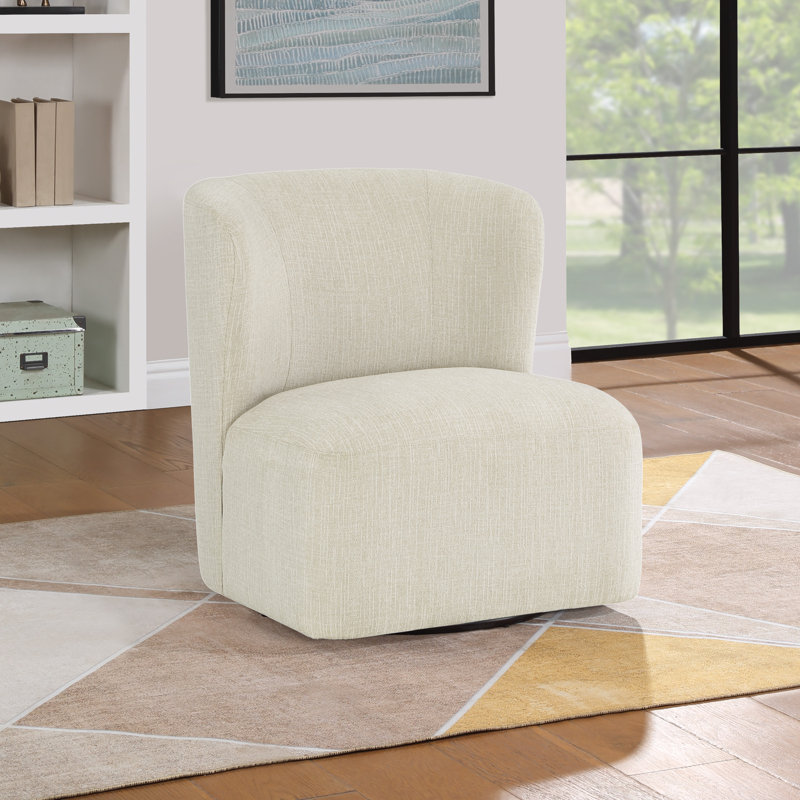 Chaise pivotante Stotfield, Blanc