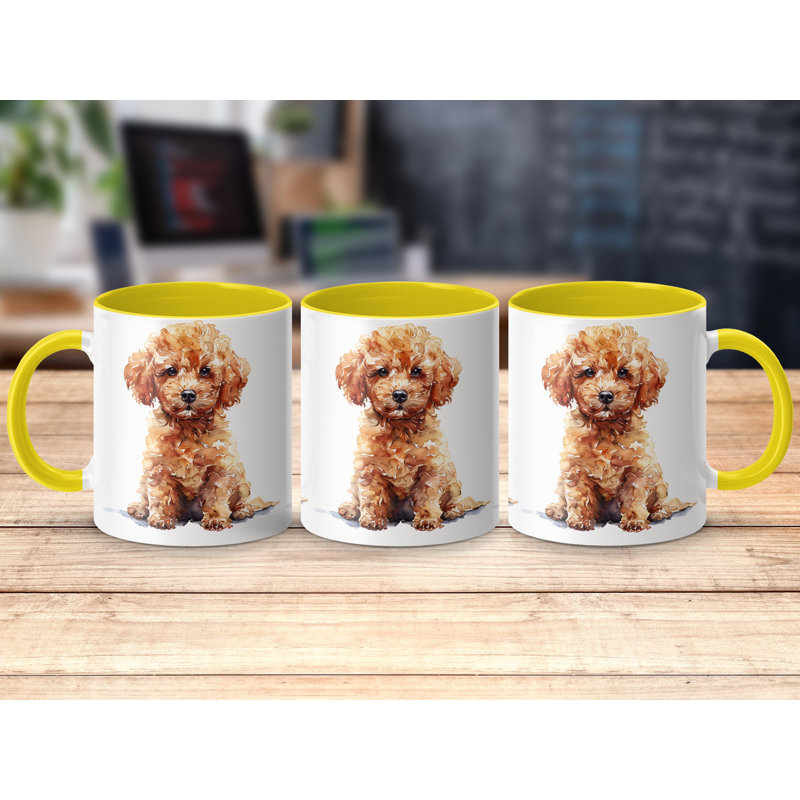Ceramic Coffee Mug, Yellow
