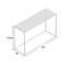 Licata 120cm Glass Top Console Table-89206850
