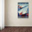 « bateau », publicité rétro sur toile tendue-21935584