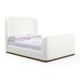 Barrow Upholstered Wingback Bed