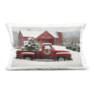 Coussin Festive Tree Farm Pickup