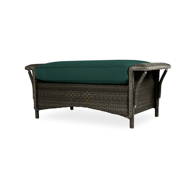 Nantucket Outdoor Ottoman, Remy Pebble, Mink