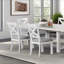 Mobilier de salle à manger rustique en chêne blanc 2 pièces Farmhouse