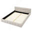 Grand cadre de lit tapissier grand avec tissu épais, lit plateforme très grand en chenille avec tête de lit et structure solide-841031846-841031840