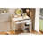 Versatile Makeup Vanity Desk With Adjustable Mirror And Ample Storage, Perfect For Bedroom Or Dressing Room.