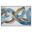 «Azure Flow II», reproduction d'art encadrée bleue et dorée par Art Remedy, cadre doré, 24 x 16-1820742799-1820742899