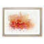 Orange Carnation Flower in Abstract - Picture Frame Graphic Art Print-55723618-55723617