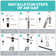 Single Handle Stainless Steel Pull-Down Kitchen Faucet with Air Gap Kit Combo
