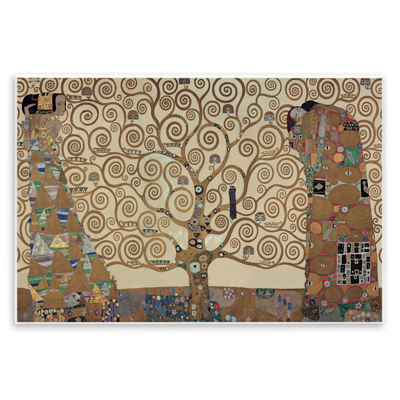 L'arbre de vie, plaque murale Klimt, design par Gustav Klimt, H 10 po x l 15 po