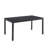 Rectangular Outdoor Dining Table Umbrella Hole , 60 " W 37 " D