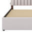 Lit plateforme tapissier avec lit gigogne-650021526