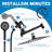 Shower Head, Rain Shower Head With Handheld Spray Combo And Adjustable Extension Arm, 3-Way Flow Regulator, High Pressure Rain Fall Hose-119401088