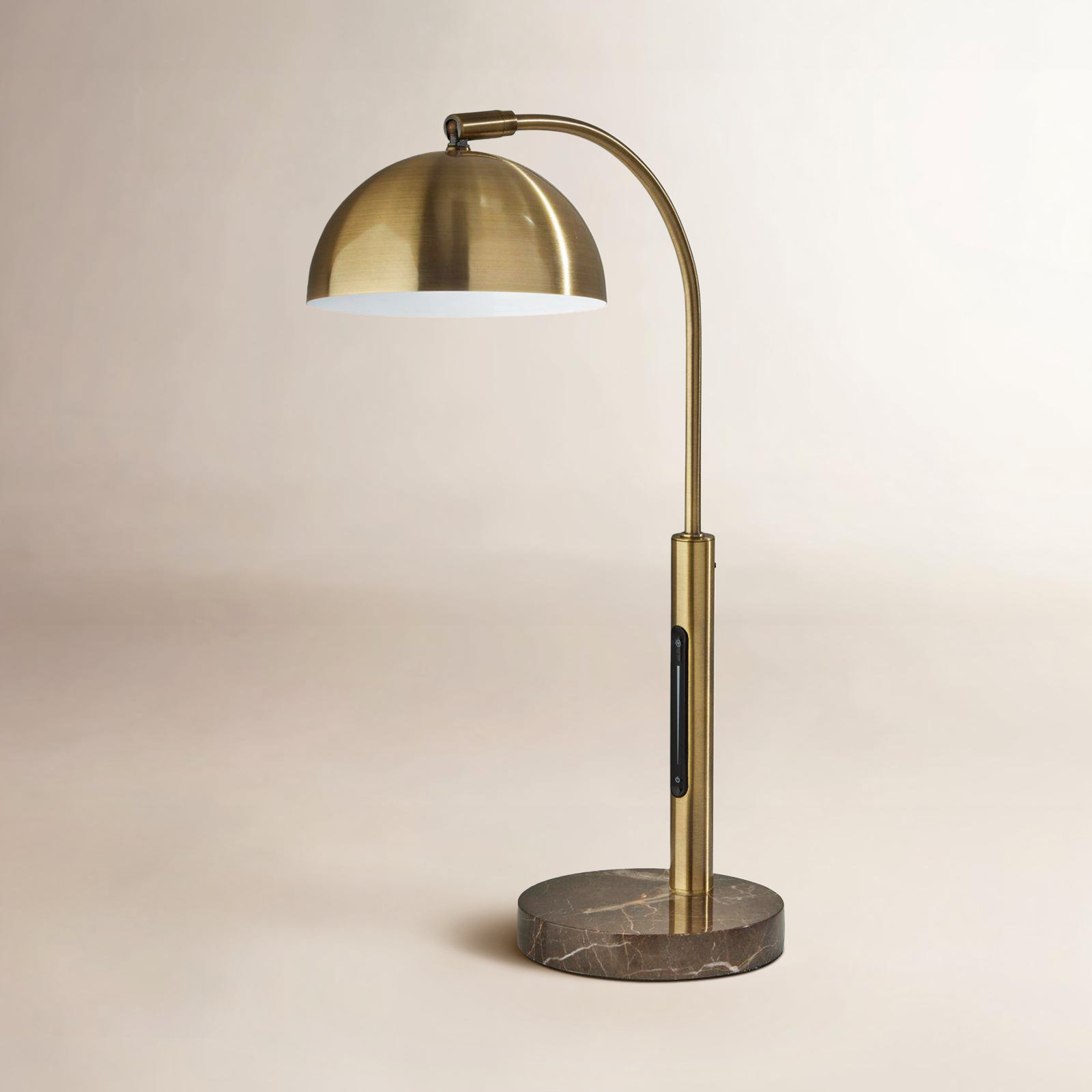 Badlingham Genuine Marble Table Lamp