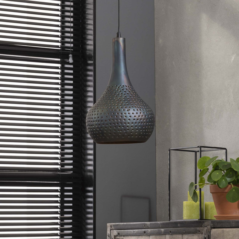 Erie 1 - Light Single Pendant, Black/Brown