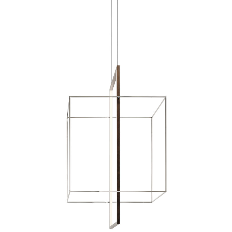 Viho 2 - Light LED Pendant, 16" H x 10" W x 10" D