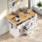 Kitchen Island with Drop Leaf and Built-In Charging Station-2088313871-2089625730