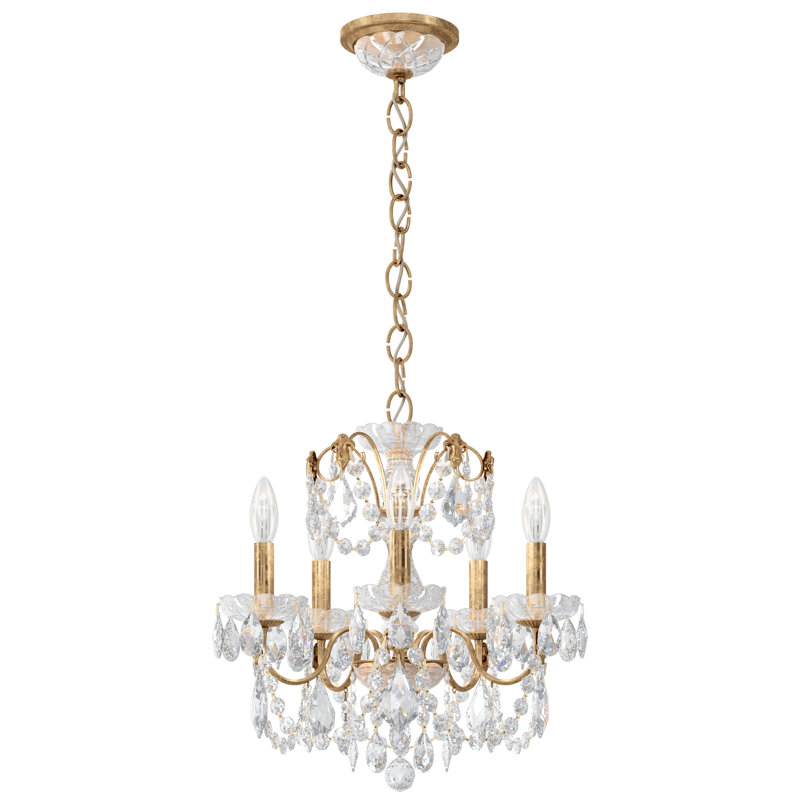 Century 5 - Light Chandelier, French Gold