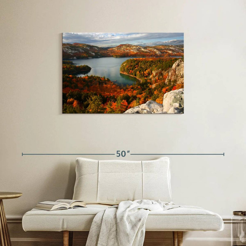 Autumn In Killarney Lake, 24" H x 36" W