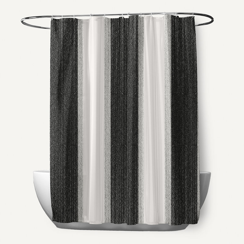 Rideau de douche Bassler, Noir