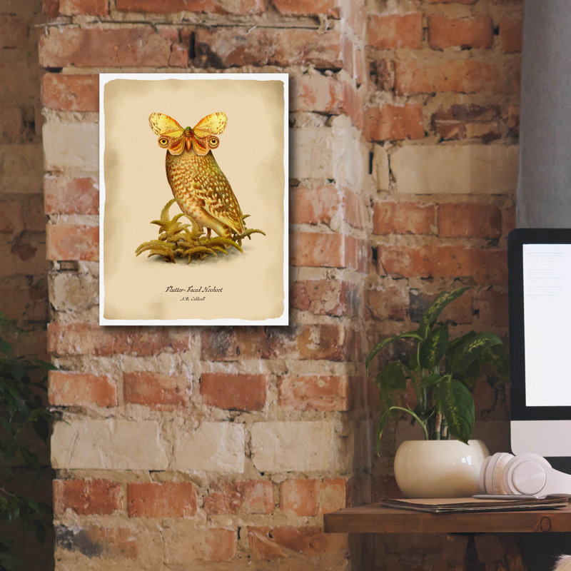 «Hoohoot» par Angela Tannehill, H 16 po x l 12 po x P 0,75 po