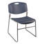 Chaise empilable en plastique robuste avec dossier profilé-50072358-50072356