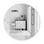 Baum Nordic Round Bathroom Framed Mirror Wall Hanging-1770334504-1770334516