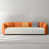 Orange / blanc cassé