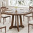 47 Inches Wooden Round Dining Table, Round Dining Table For 4-1787985218