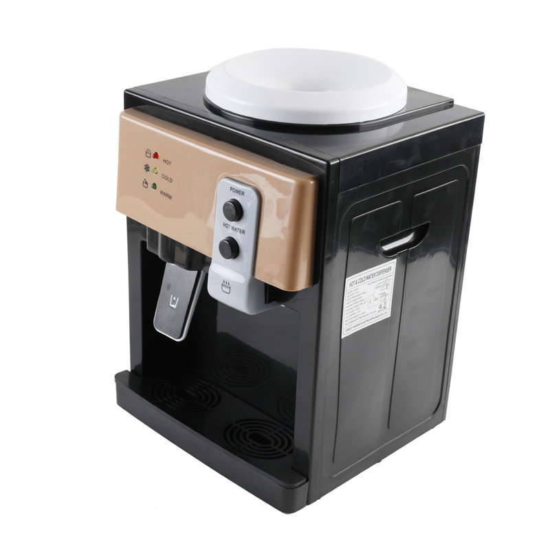 Electric Water Dispenser, Black/Golden Rose