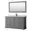 Ensemble de meuble-lavabo simple 60 po avec miroir Avery-41604597-80213170