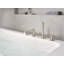 Lineare™ Double Handle Deck Mounted Roman Tub Faucet with Diverter and Handshower-33960142