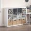 Insert pour cube de rangement à 9 compartiments, compatible avec les cubes triple épaisseur Ikea Kallax, blanc.-121883074-121883073