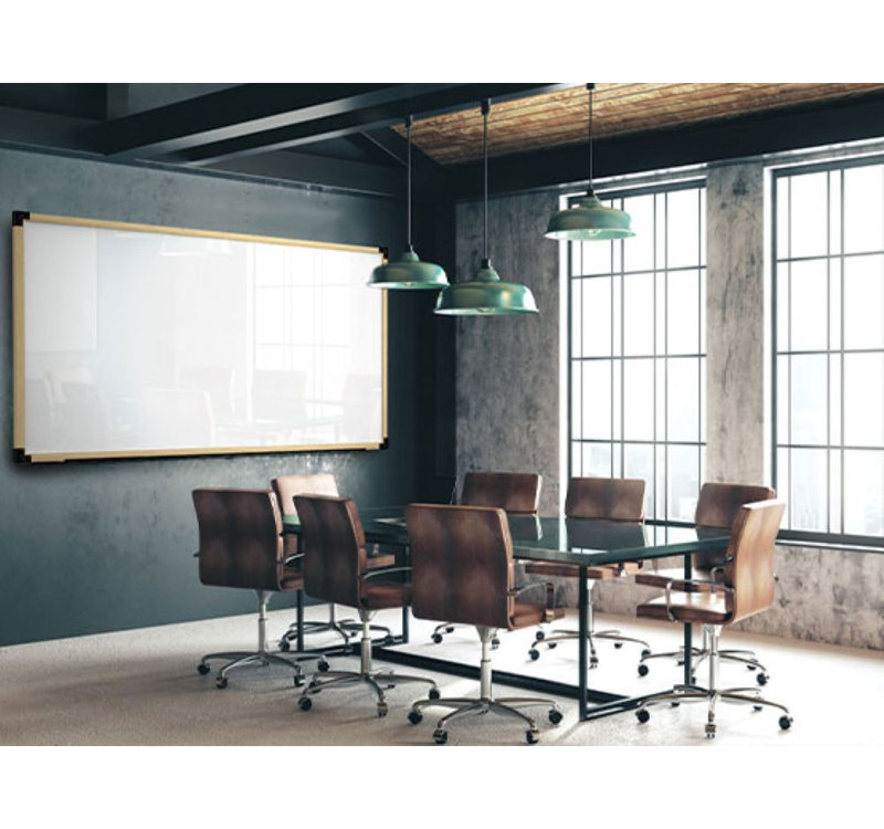 Tableau blanc Ghent Prest, Bois naturel, 50,25 po x 62,25 po