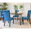 Ensemble de 6 ensembles repas: table en épingle à cheveux, 4 chaises attrayantes et ensemble de banc:-1208309559-1208309555