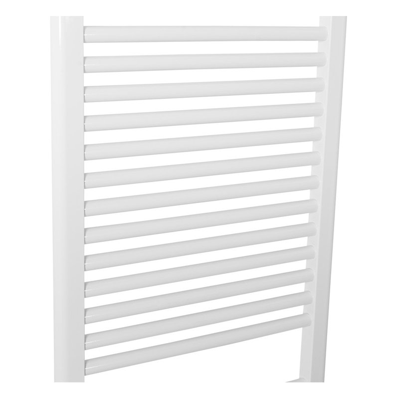Pifer Straight Towel Rail Heated Towel Rails, 180cm H x 50cm W x 3cm D, White