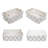 Decorative Collapsible Rectangular Fabric Storage Bin Organizer Basket With Wooden Handles For Clothes Storage-46921492