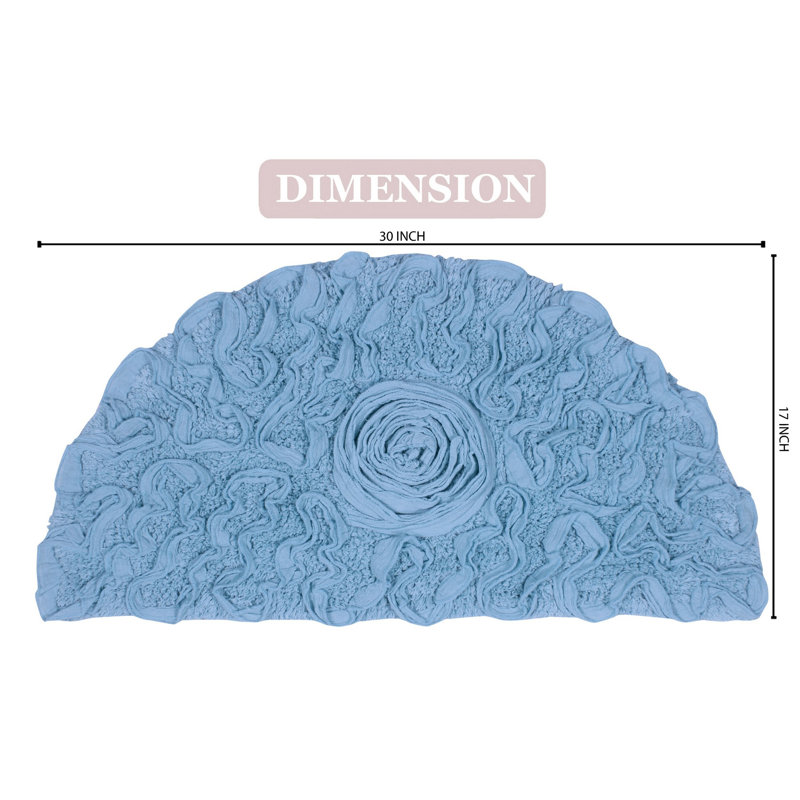 Pascoe Bath Rug, Sky Blue