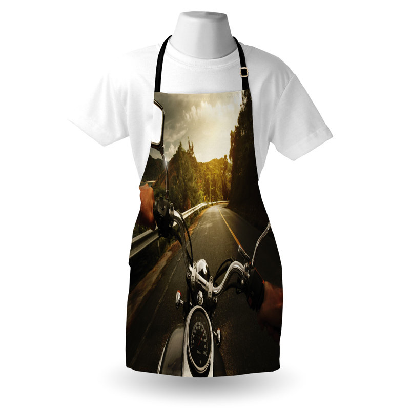 No Pattern Bib Apron