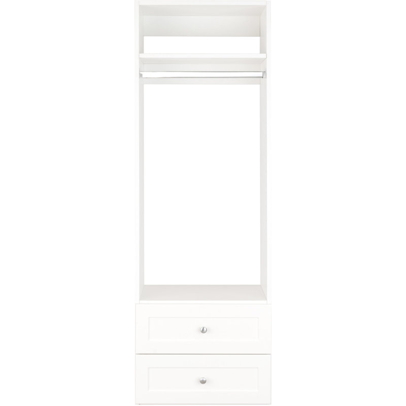 Closet System, 71.25" H x 31.5" W x 14" D