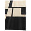 Tapis noir et blanc Ponce