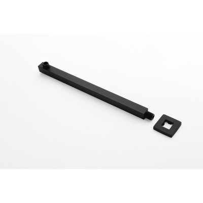 Matte Black Shower System With Build: Head, Hand Shower, Hose, Valve Trim, Lever Handles, Niche - And Dependable Handles , Rust