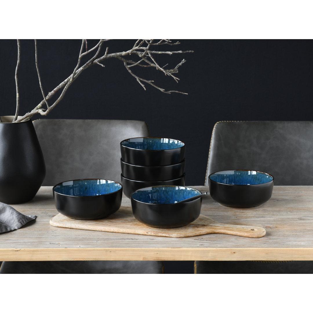 Müslischalen-Set Creatable, 21553, Nordic Fjord Blau, 6 tlg