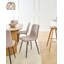 Set of 4 Dining Chairs TUSCOLA Fabric-1370408488