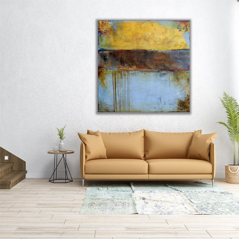 Crossroad 44 - reproduction d'art sur toile, H 40 po x l 40 po