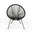 Chaise Anson (ensemble de 2) - Noir-131635709