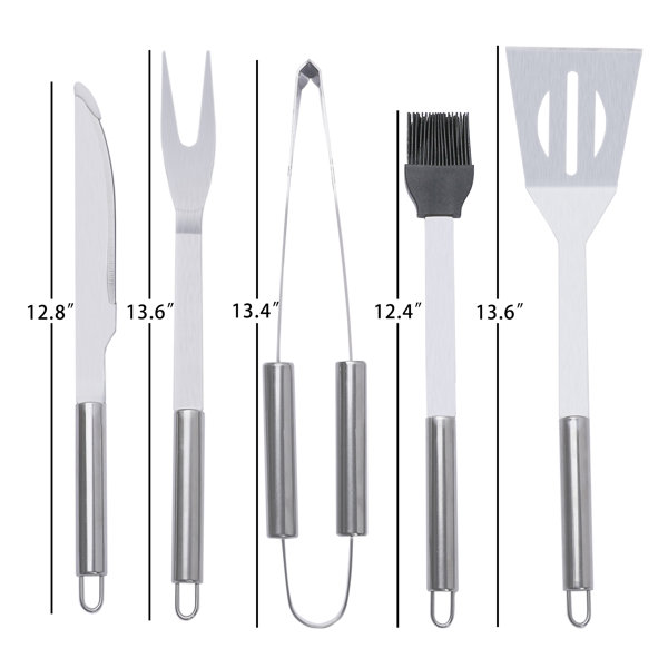 Grill Tools Set - Bbq Grill Utensils - Barbecue Grill Accessories With –  Outlery