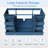 Bathroom Vanity Base Cabinet with 2 Double Doors and Drawers