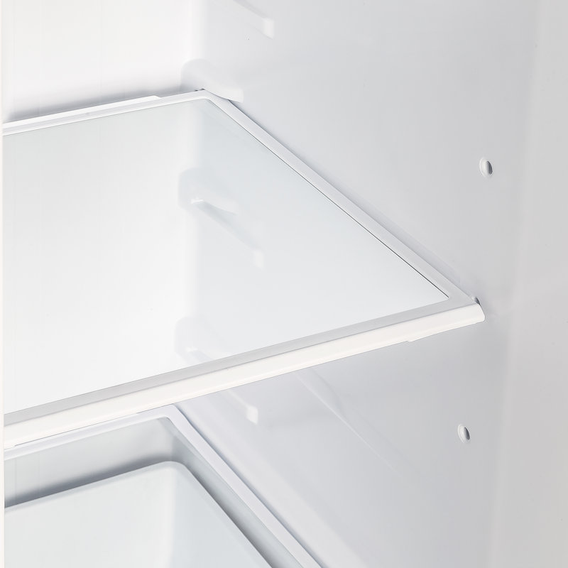 36-Inch Stainless Steel Side-by-Side Refrigerator with Ice Maker